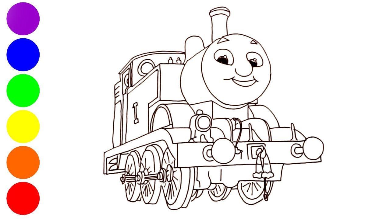 Detail Gambar Mewarnai Thomas And Friends Nomer 25