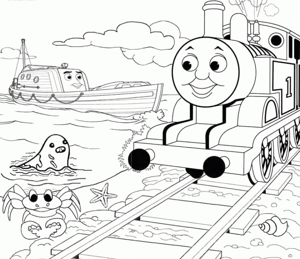 Detail Gambar Mewarnai Thomas And Friends Nomer 26