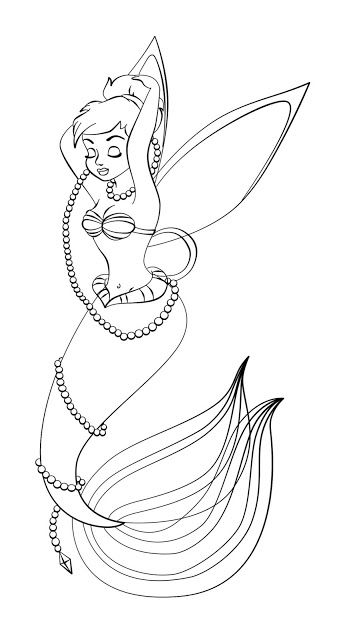 Gambar Mewarnai Tinkerbell - KibrisPDR