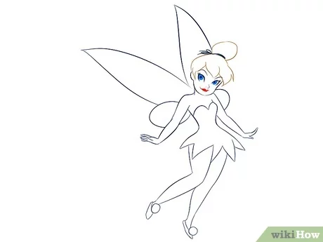 Detail Gambar Mewarnai Tinkerbell Nomer 20