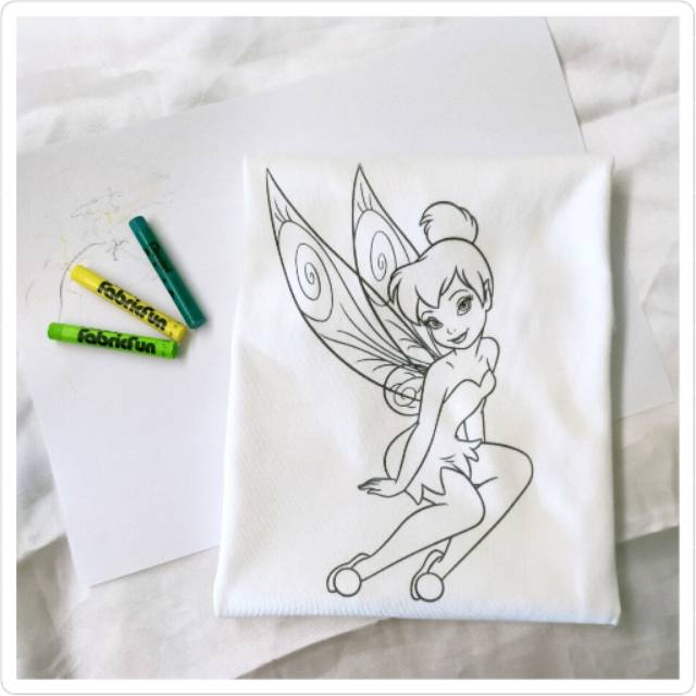 Detail Gambar Mewarnai Tinkerbell Nomer 26