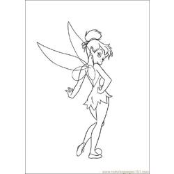 Detail Gambar Mewarnai Tinkerbell Nomer 35