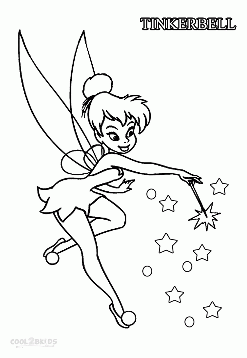 Detail Gambar Mewarnai Tinkerbell Nomer 37