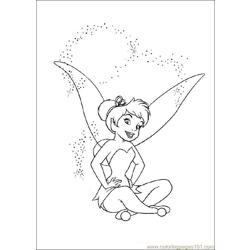 Detail Gambar Mewarnai Tinkerbell Nomer 40