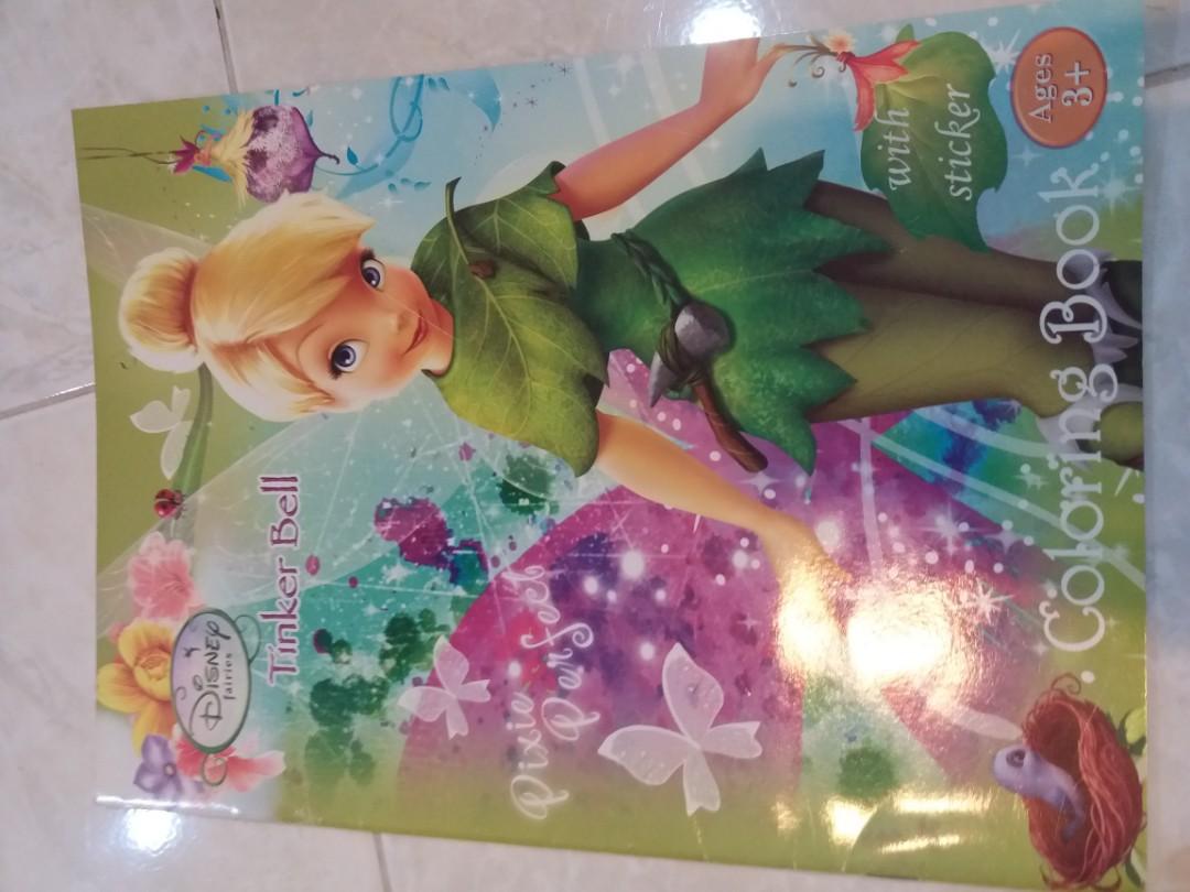 Detail Gambar Mewarnai Tinkerbell Nomer 42
