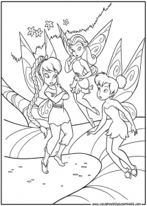 Detail Gambar Mewarnai Tinkerbell Nomer 53