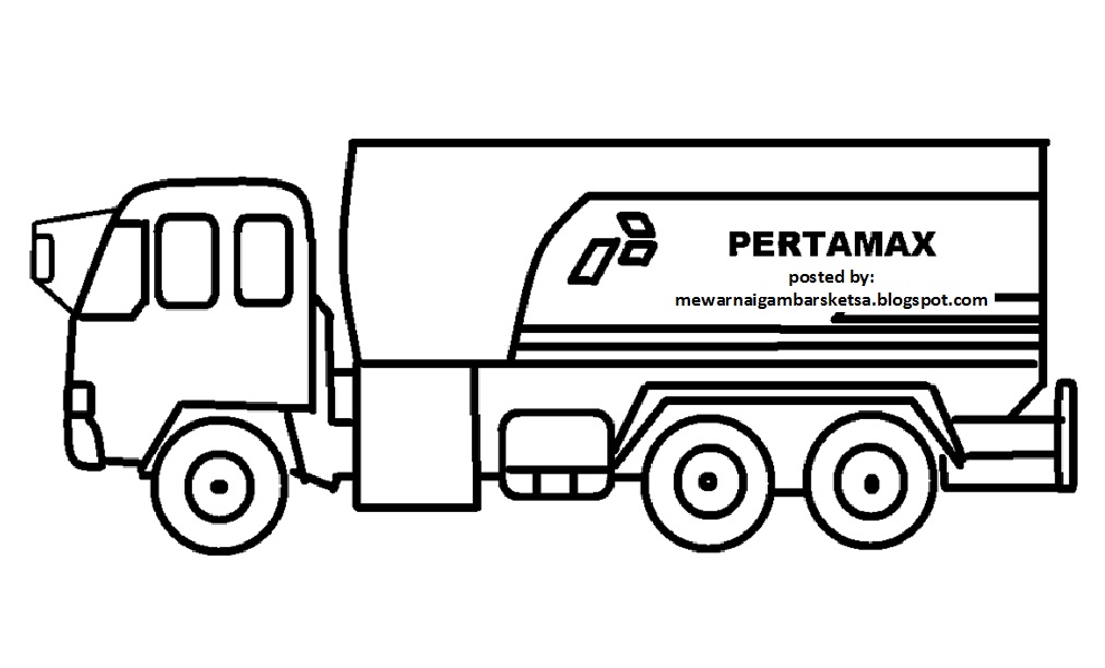 Detail Gambar Mewarnai Truck Nomer 54