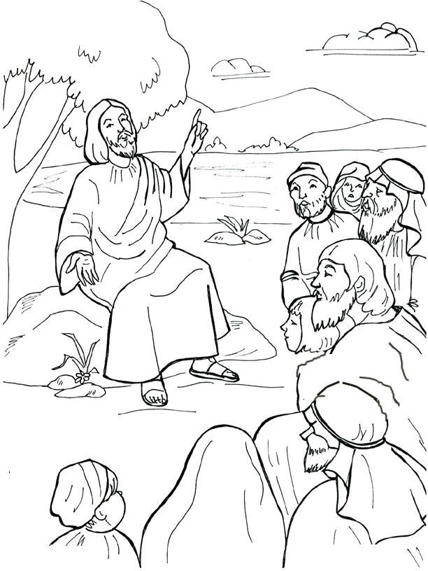 Detail Gambar Mewarnai Tuhan Yesus Nomer 11