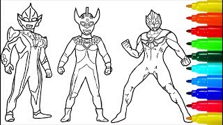 Detail Gambar Mewarnai Ultraman Zero Nomer 16