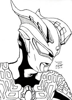 Detail Gambar Mewarnai Ultraman Zero Nomer 56