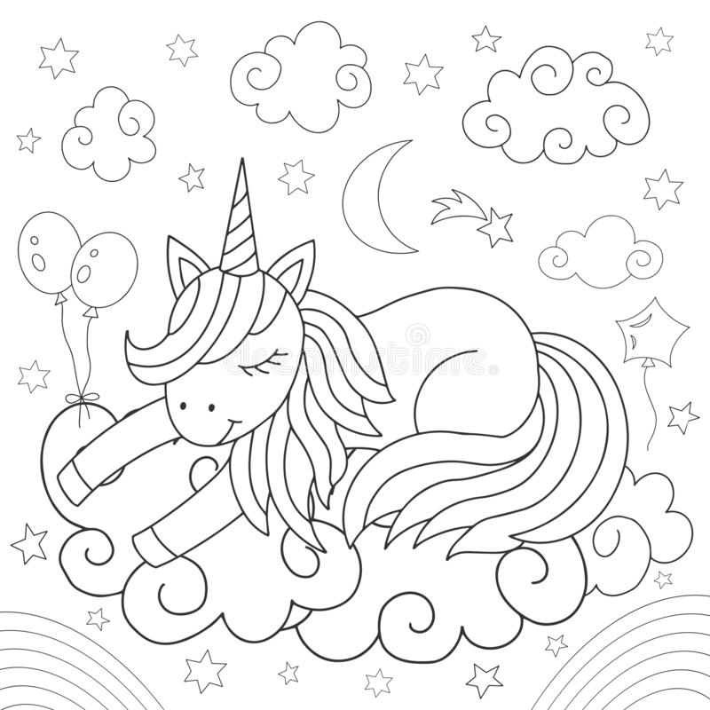 Detail Gambar Mewarnai Unicorn Nomer 15