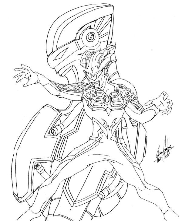 Detail Gambar Mewarnai Urtamen Zairo Nomer 4