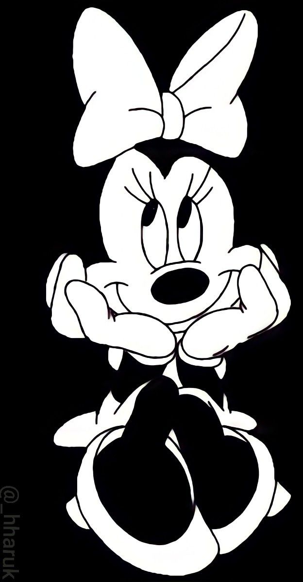 Detail Gambar Mickey Mouse Hitam Nomer 49