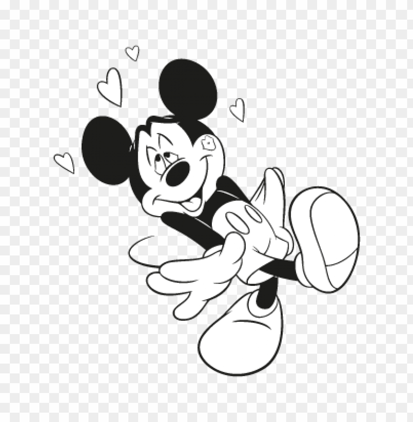 Detail Gambar Mickey Mouse Hitam Nomer 52