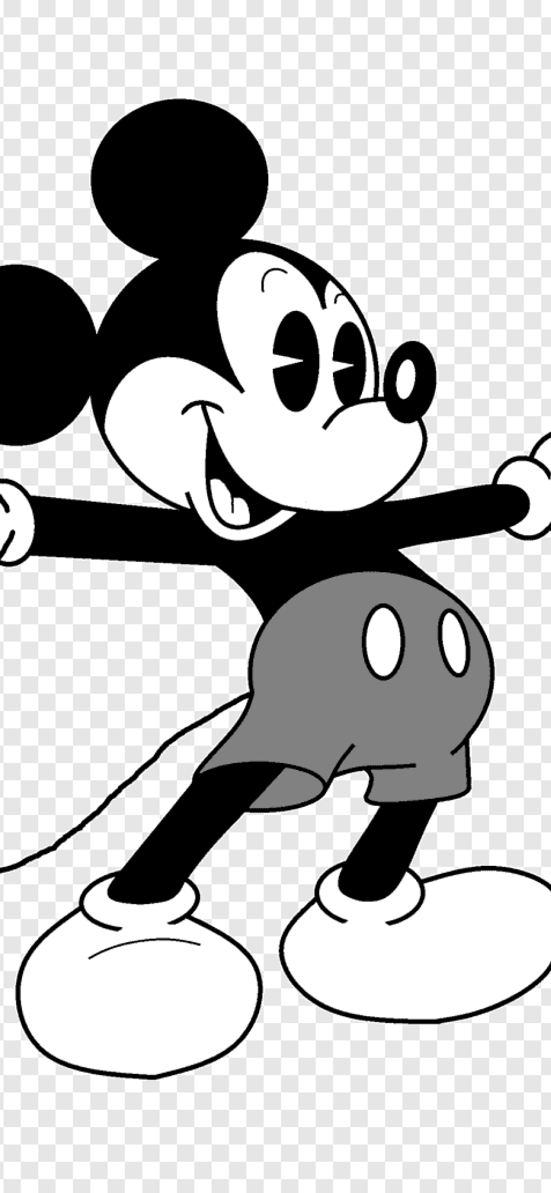 Detail Gambar Mickey Mouse Hitam Putih Nomer 24