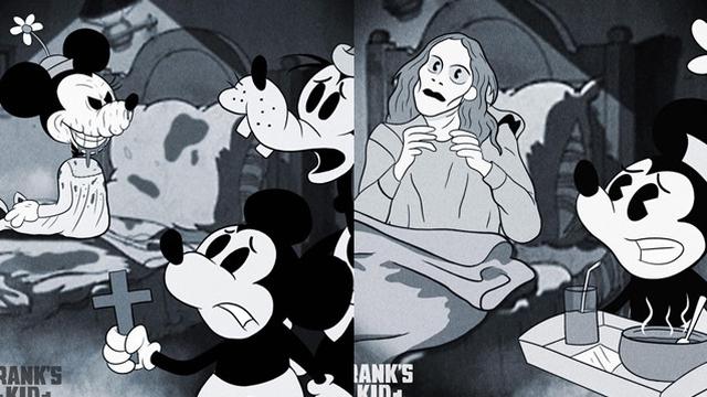 Detail Gambar Mickey Mouse Hitam Putih Nomer 32