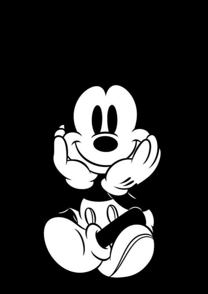 Detail Gambar Mickey Mouse Hitam Putih Nomer 6