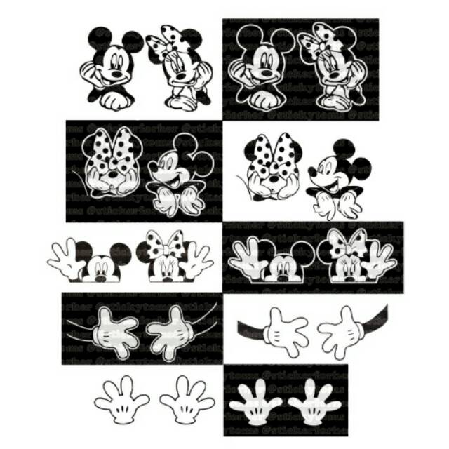 Detail Gambar Mickey Mouse Hitam Putih Nomer 47