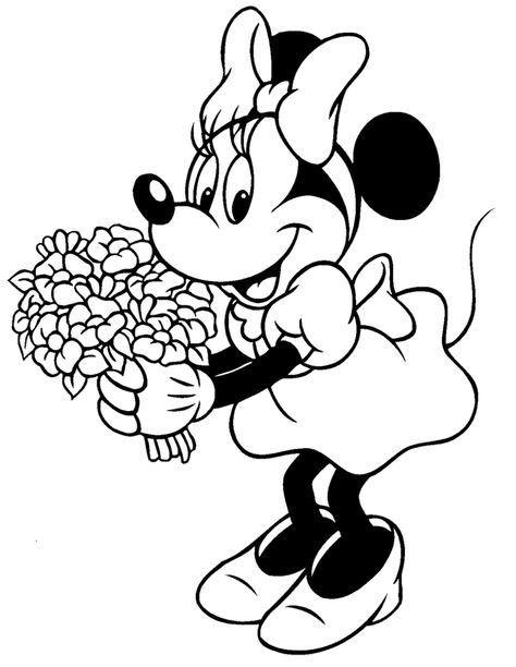 Detail Gambar Mickey Mouse Untuk Mewarnai Nomer 13