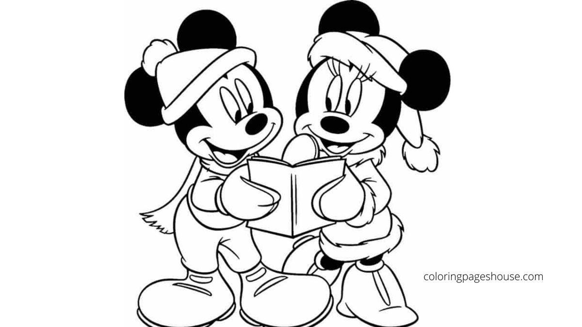 Detail Gambar Mickey Mouse Untuk Mewarnai Nomer 29