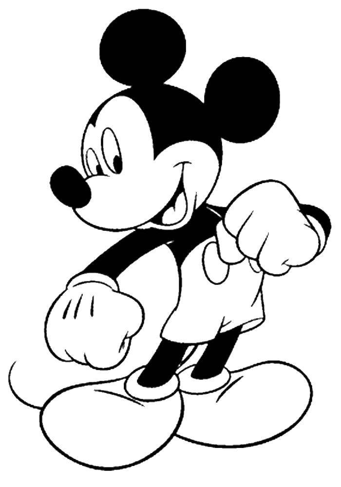 Detail Gambar Mickey Mouse Untuk Mewarnai Nomer 36