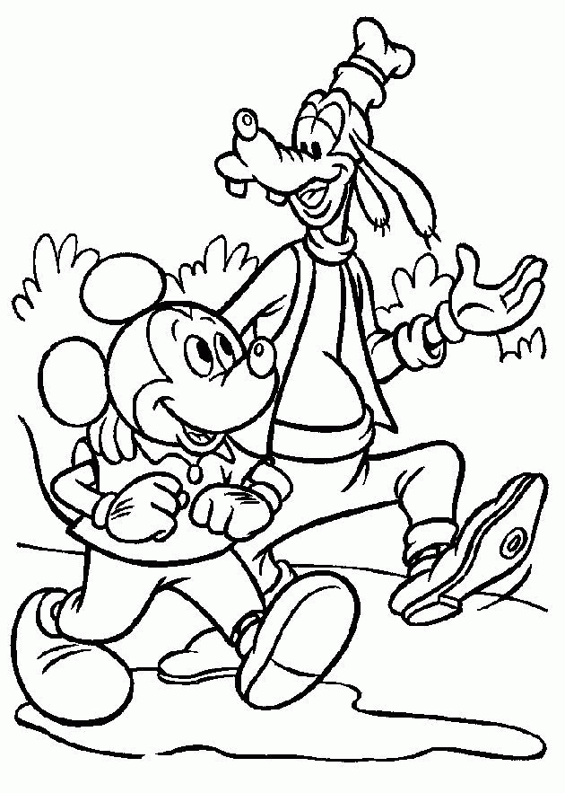Detail Gambar Mickey Mouse Untuk Mewarnai Nomer 37