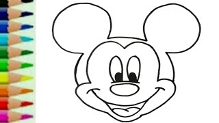 Detail Gambar Mickey Mouse Untuk Mewarnai Nomer 40