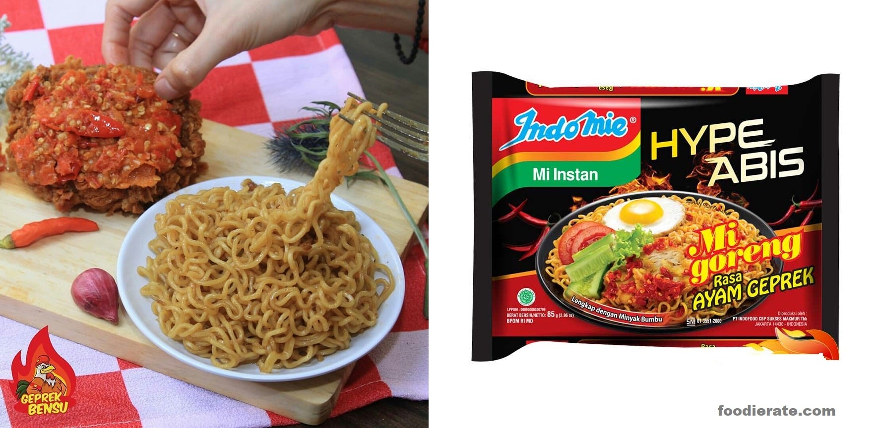 Detail Gambar Mie Goreng Ayam Geprek Nomer 26