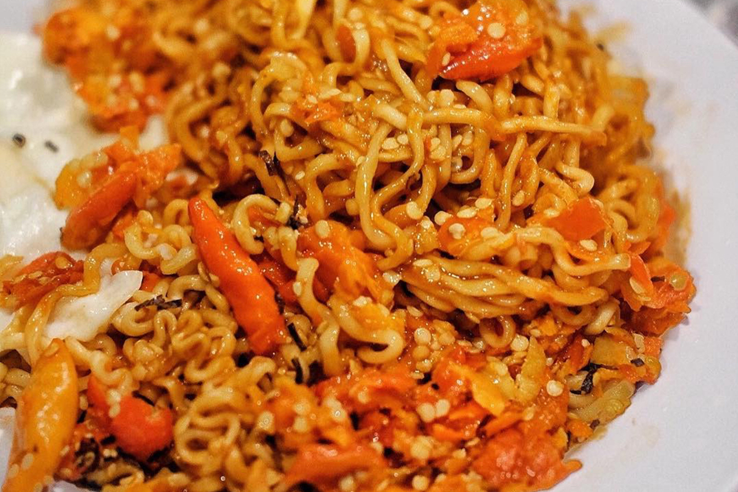 Detail Gambar Mie Samyang Yang Sudah Dimasak Nomer 19