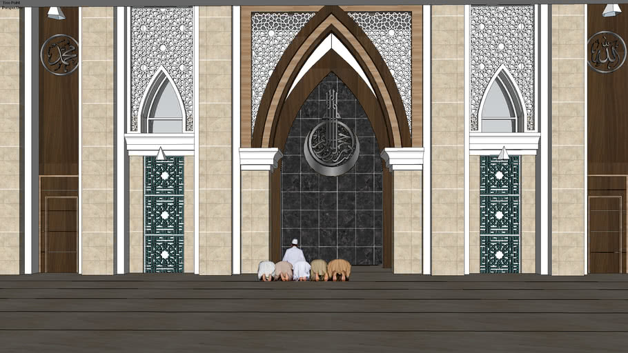 Detail Gambar Mihrab Masjid Nomer 2