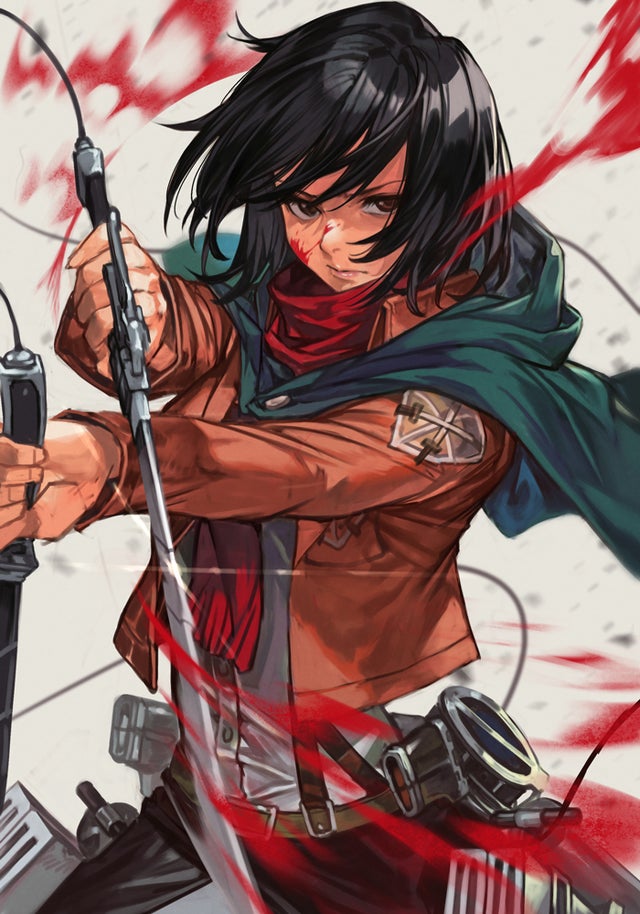 Detail Gambar Mikasa Ackerman Nomer 19