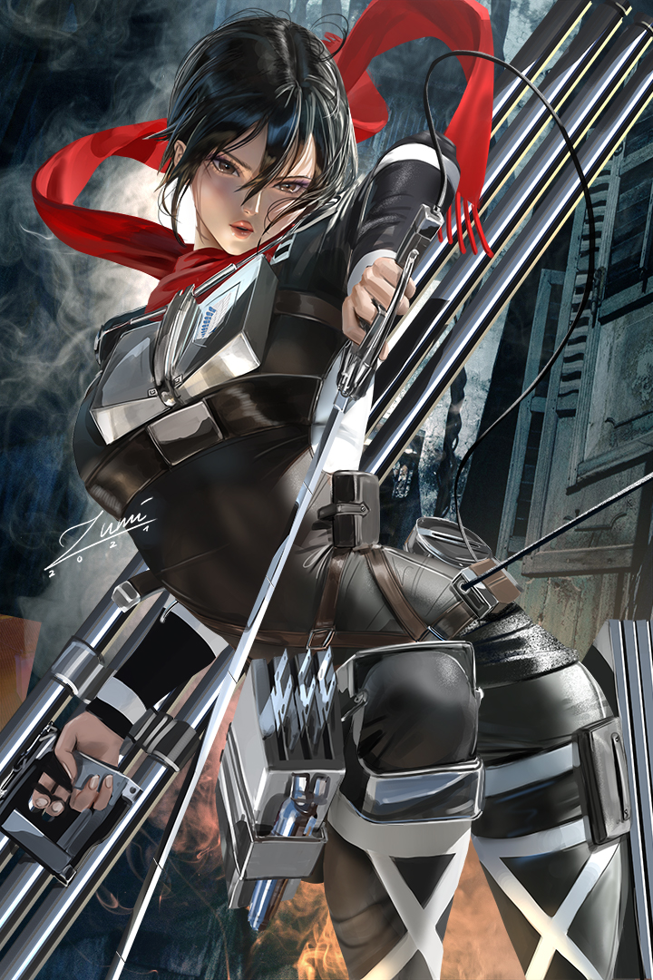 Detail Gambar Mikasa Ackerman Nomer 54