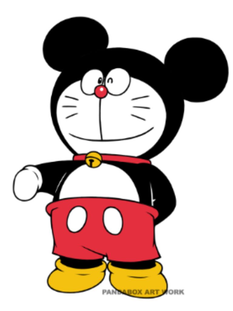 Detail Gambar Mikky Mouse Dan Doraemon Nomer 11