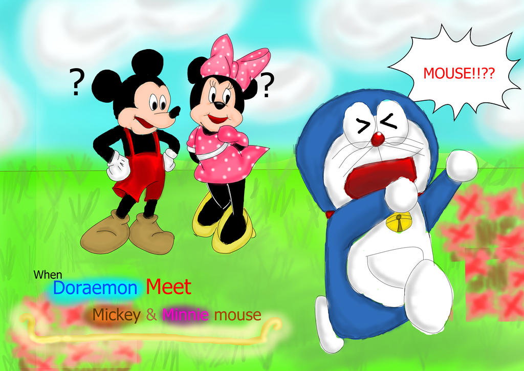 Detail Gambar Mikky Mouse Dan Doraemon Nomer 3