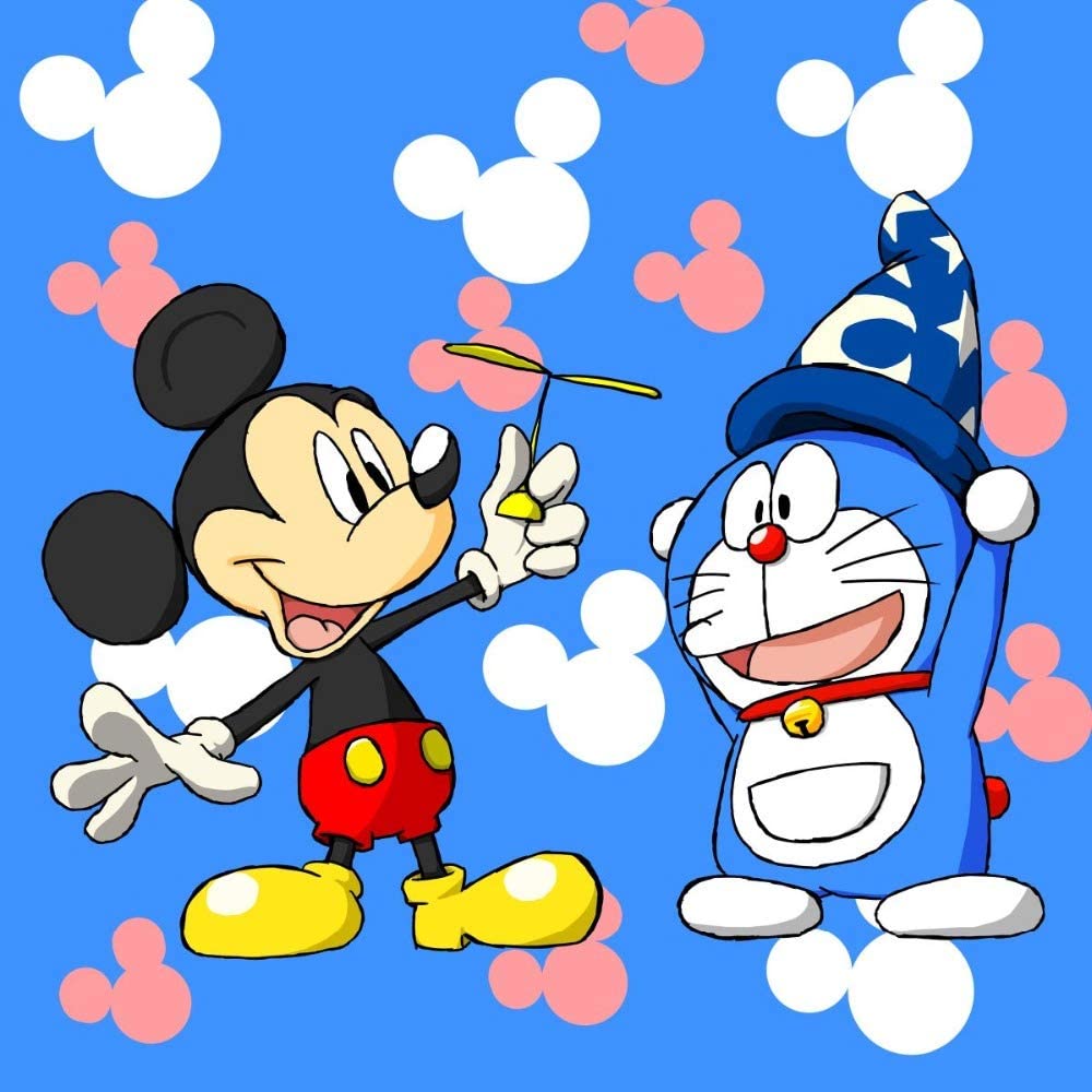 Detail Gambar Mikky Mouse Dan Doraemon Nomer 23