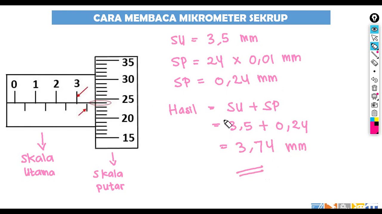 Detail Gambar Mikrometer Sekrup Nomer 29