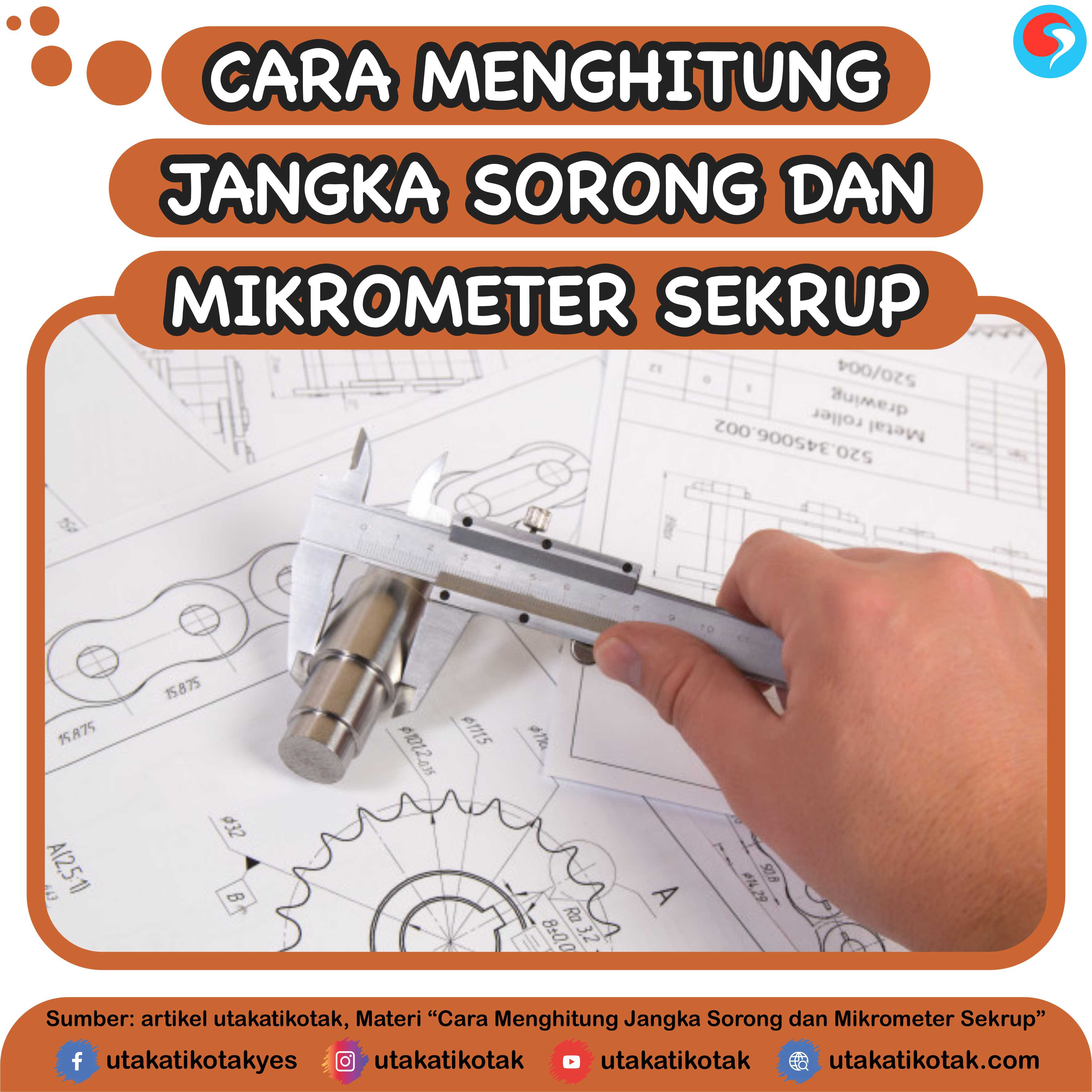 Detail Gambar Mikrometer Sekrup Dan Jangka Sorong Nomer 9