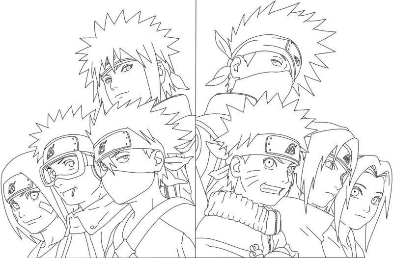 Detail Gambar Minato Gambar Mewarnai Kakashi Nomer 17