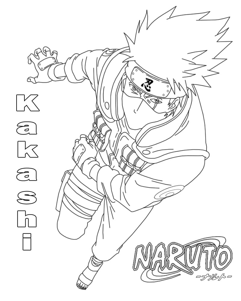 Detail Gambar Minato Gambar Mewarnai Kakashi Nomer 7