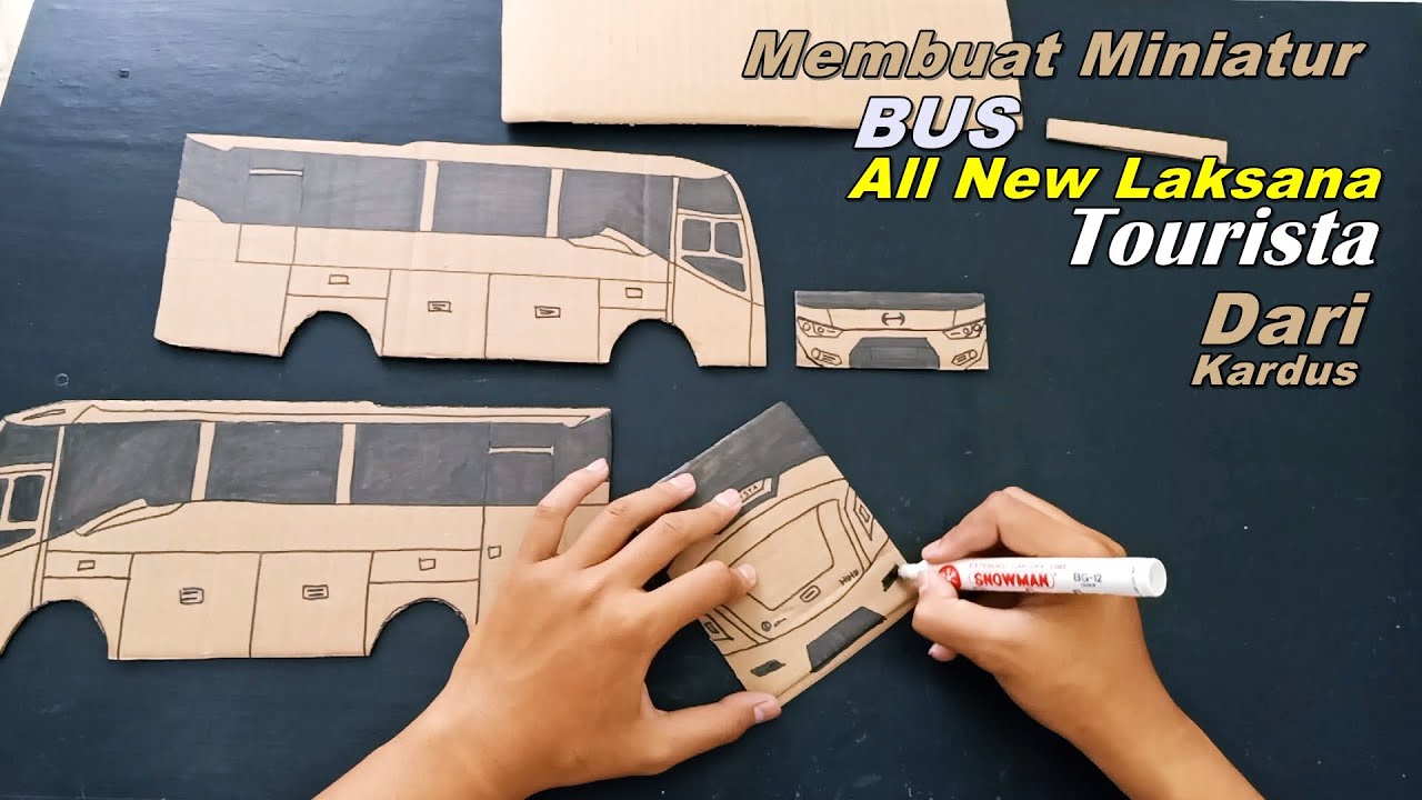 Detail Gambar Miniatur Bus Dari Kardus Nomer 20