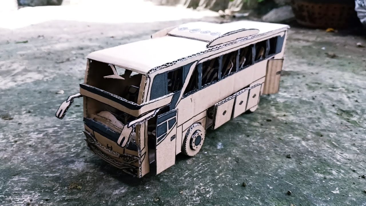 Detail Gambar Miniatur Bus Dari Kardus Nomer 24