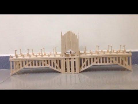 Detail Gambar Miniatur Jembatan Dari Stik Es Krim Nomer 31