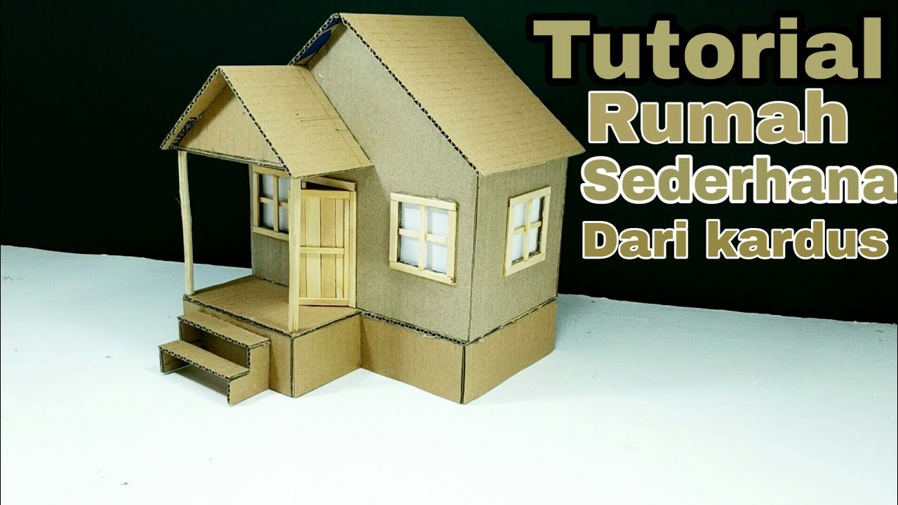 Detail Gambar Miniatur Rumah Dari Kardus Nomer 17