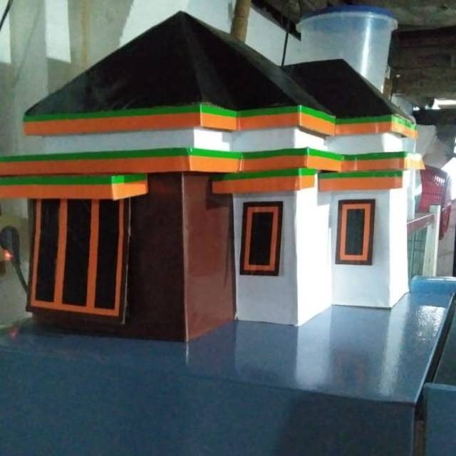 Detail Gambar Miniatur Rumah Dari Kardus Nomer 44