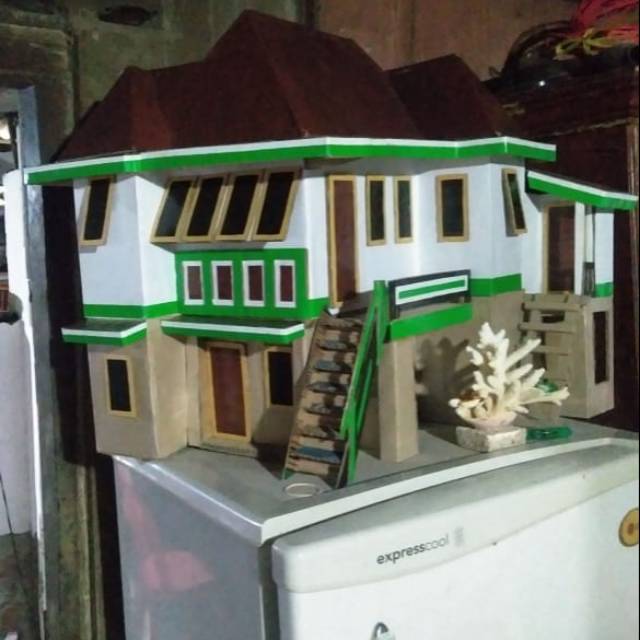 Detail Gambar Miniatur Rumah Dari Kardus Nomer 50