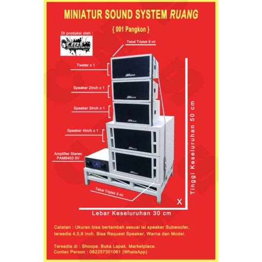 Detail Gambar Miniatur Sound System Nomer 19