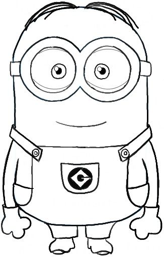 Detail Gambar Minion Mewarnai Nomer 15