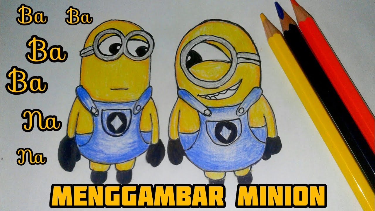 Detail Gambar Minion Mewarnai Nomer 27