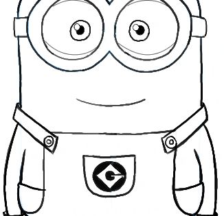 Detail Gambar Minion Mewarnai Nomer 29