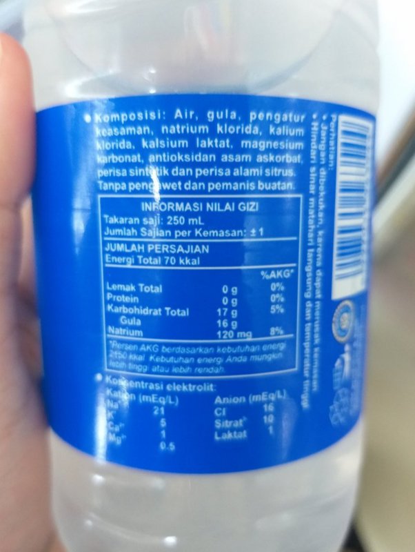 Detail Gambar Minuman Elektrolit Dan Ion Ion Yang Terkandung Didalamnya Nomer 39